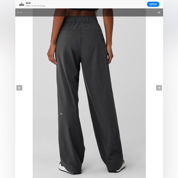 ALO high waist pursuit trouser (PRICEDROP) - Picture 2 of 6